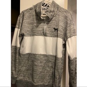 PINK 1/4 zip Sweatshirt